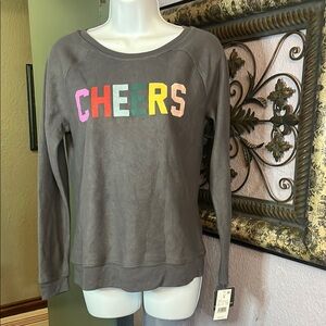 NWT Grayson Threads Gray Crew Neck Long Sleeve Sleep Sweatshirt Sz S